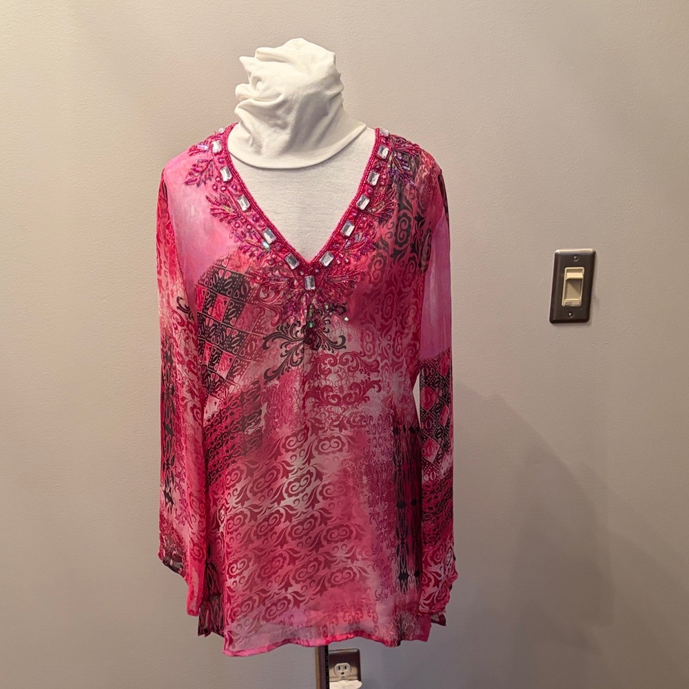 Raviya Sheer Swim Cover-up